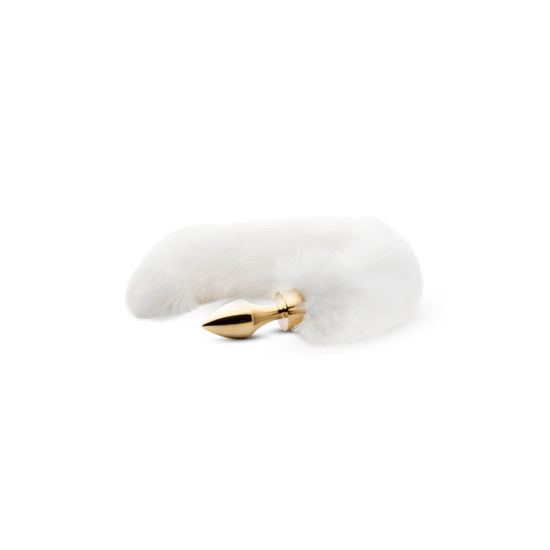 Butt plug with a fox tail