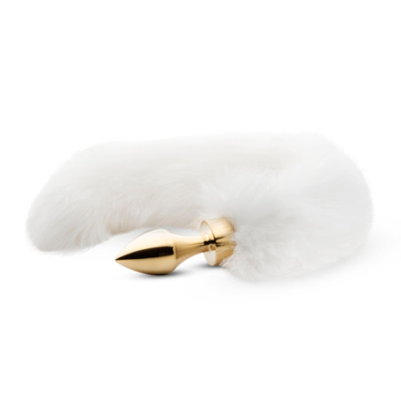 Butt plug with a fox tail