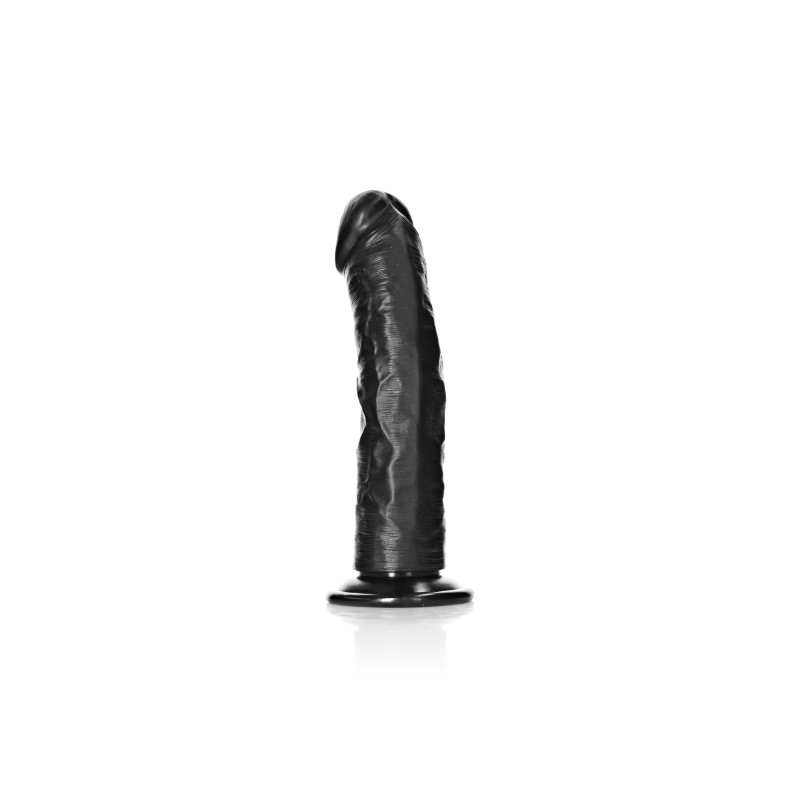Изогнутый реалистичный фаллоимитатор с присоской  - 8"/ 20,5 cm