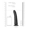 Slim Realistic Dildo with Suction Cup - 7"/ 18 cm